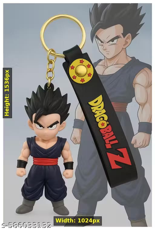 Dragon Ball Z Goku Keychain – Anime Collectible | Action Figure Design
