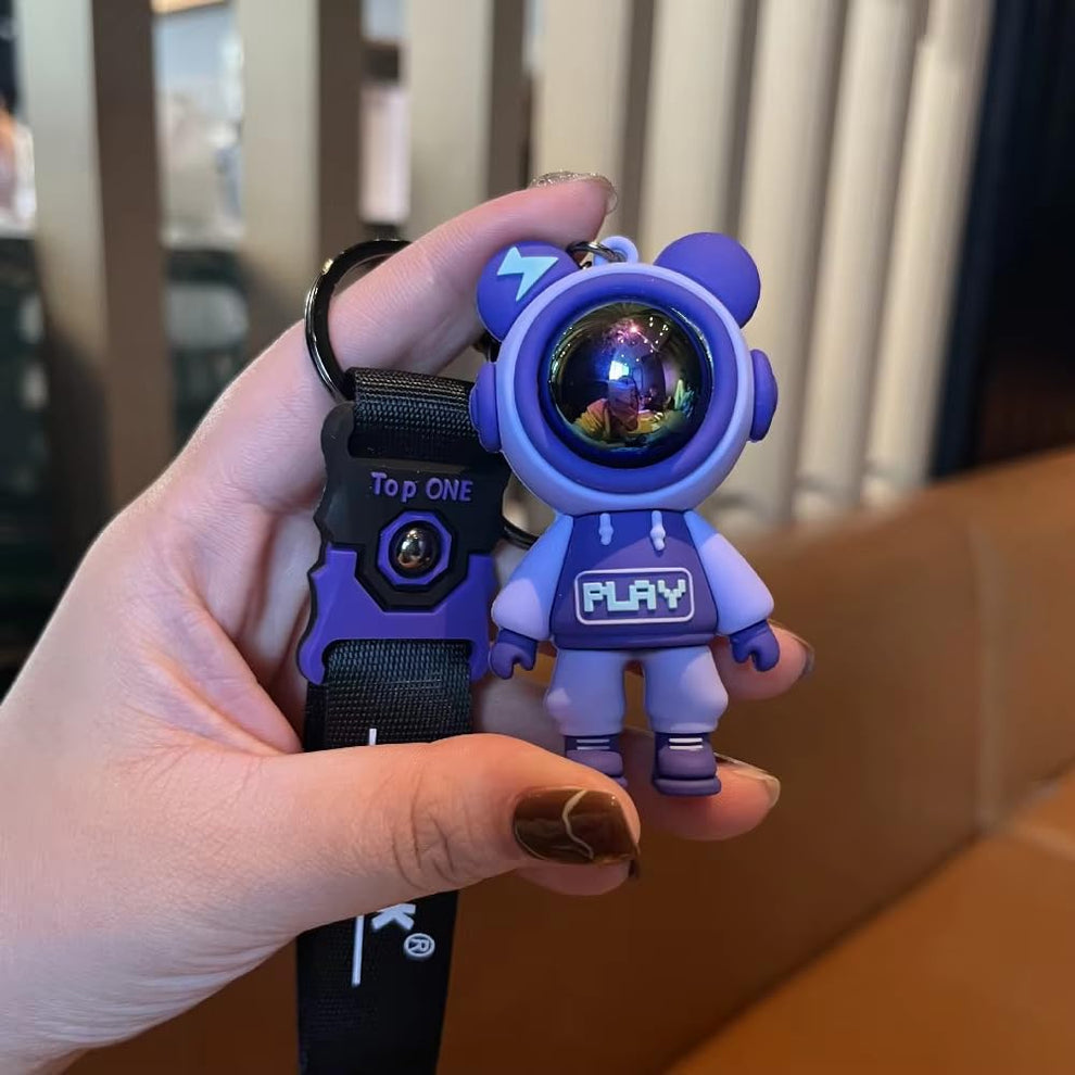 Cute Astronaut Keychain | Perfect Gift for Girlfriend | Funky "Play" Keyring Gift