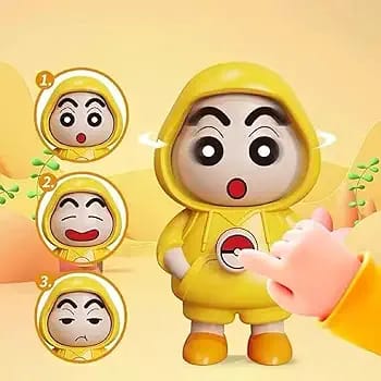 Shinchan Face Changing Keychain – Cute Cartoon Collectible